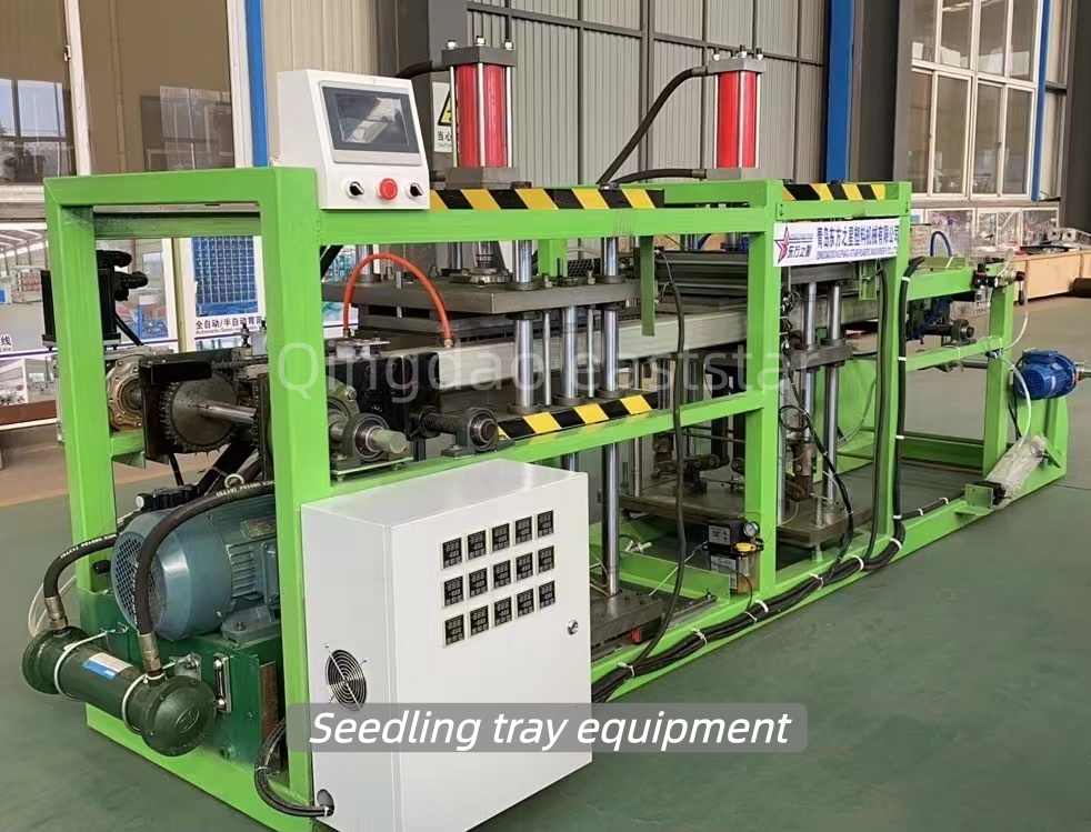 Des clients indiens visitent un plateau de semis et un équipement de contrôle des racines et discutent des solutions modernes de plantation agricole